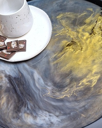 Żywiczny stolik kawowy, mar.mar.studio