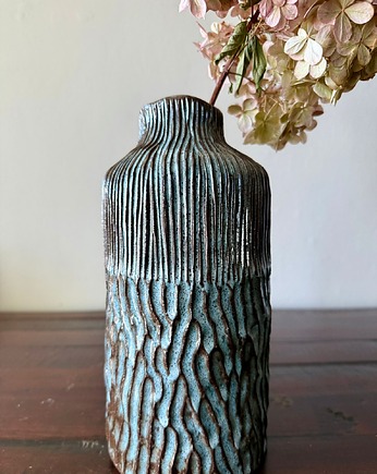 Wazon ceramiczny "Deep Lines", poLEPIONE