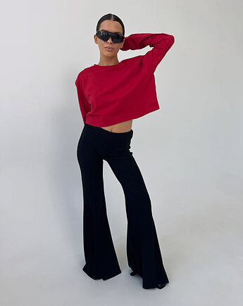 Longsleeve Mood short red, Patchouli