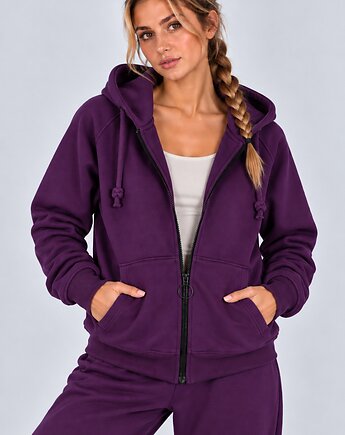 Bluza Na Zamek ,,SUZANA" Śliwka, 3 for U