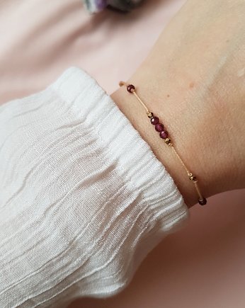 Bransoletka z Granatem - styczeń, Szmaragdowa Polana