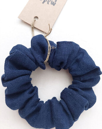 Gumka do włosów 100% len atrament, madebyjokpa