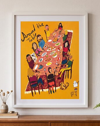 Ilustracja "Around the Table", Carmela