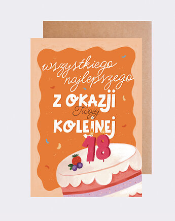 Kartka na urodziny Kolejna osiemnastka!, Papieroteka