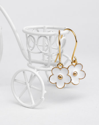 Kolczyki 'FLORINA' -  wiosenna lekkość w złotej odsłonie, mdesign