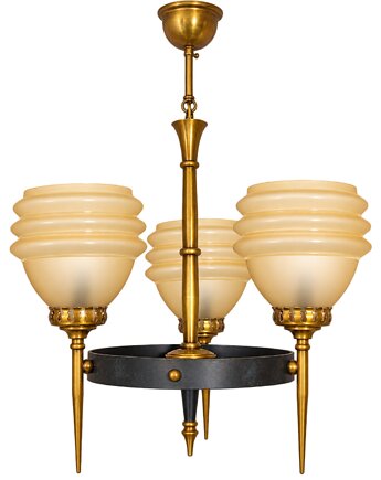 Żyrandol vintage z lat 60., Mid-Century Modern, Relikt design