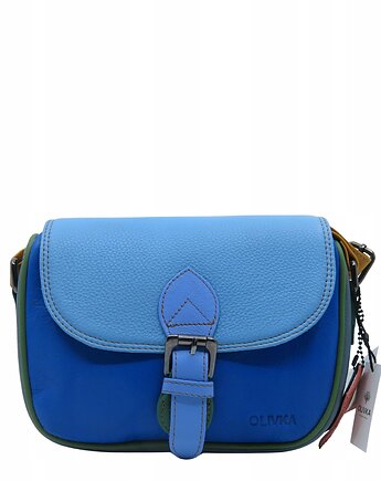 Listonoszka torebka damska skóra naturalna kolorowa oryginalna OLIVKA, Olivka Warsaw