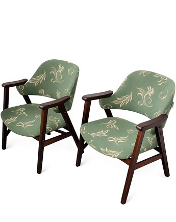 Para foteli skandynawskich Johanson Design, lata 70 , Relikt design