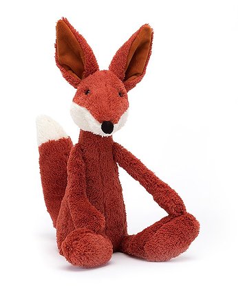 Maskotka Przytulanka Lisek 30 cm, OKAZJE - Prezent na Baby shower