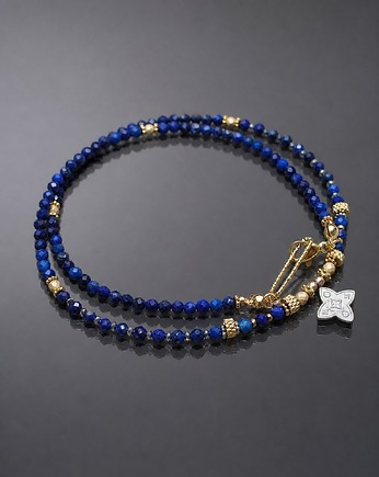 Lapis lazuli  vol. 24 /choker/ 08.06.26 - Szlachetna kolekcja, KiKa pracownia
