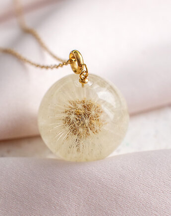 Wisiorek z dmuchawcem, nature gift