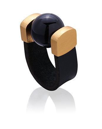 Pierścionek Onyx Ring in Gold, Joccos Design
