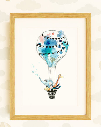 Balonowa przygoda, A4, JUST ILUST Justyna Małczak