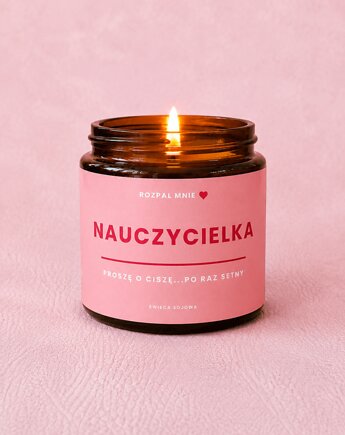 Nauczycielka świeczka sojowa, SOy