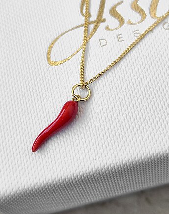 CHILLI - naszyjnik srebro złocone 24K, ISSI Jewelry