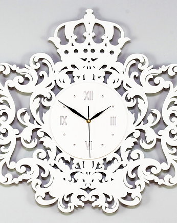DEKORACYJNY, AŻUROWY ZEGAR , VITTORIO, VINTAGE, RETRO STYLE M ( 50 x 50 cm ), ORNAMENTI