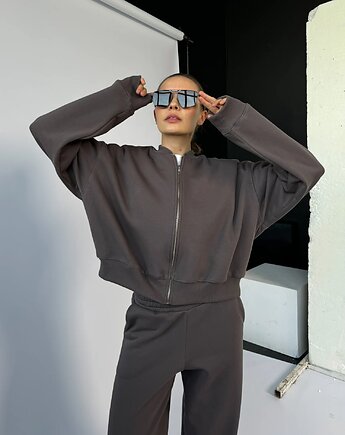 Bluza Bomber cacao na zamek, Patchouli