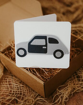 Kartka "Autko" do samodzielnego stworzenia, BY KORNELIA OCHOCKA