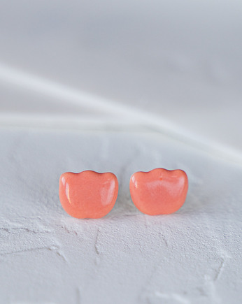 Kolczyki porcelanowe TULIP, rękoczyny