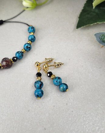 Kolczyki na sztyftach z Turmalinem, Seylla pracownia