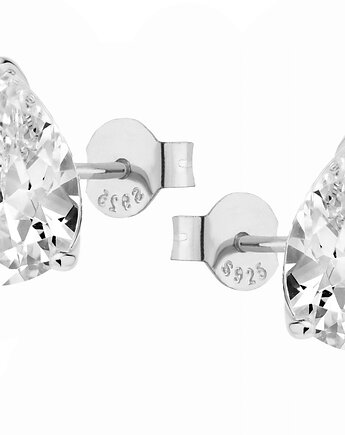 Kolczyki łezki średnie z cyrkonią Iconic Silver, Alicja&Maria Jewellery