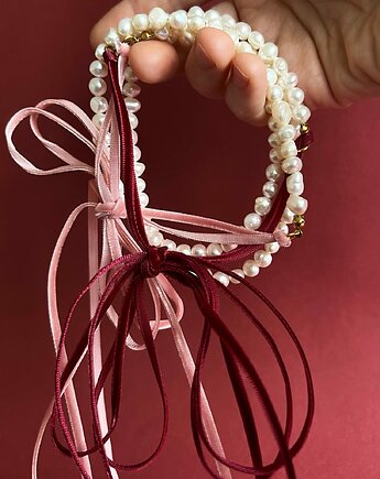 Naszyjnik Pearl&Velvet, Studio Trele