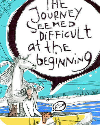 Plakat "Calm ocean", Karolina Gajdka