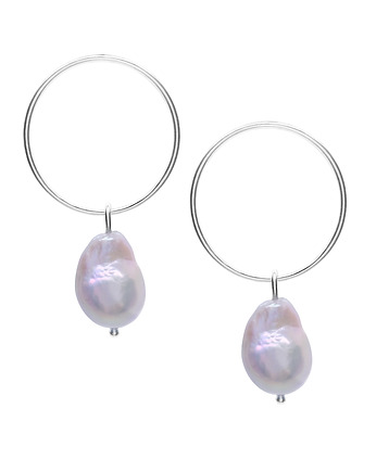 Srebrne kolczyki z perłami MERMAID, IVE Jewelry