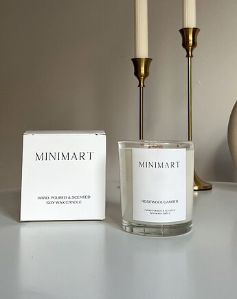 Świeca sojowa Rosewood Amber, Minimart