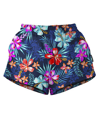Shorty Spodenki Damskie DR.CROW Colourful Flowers, DrCrow