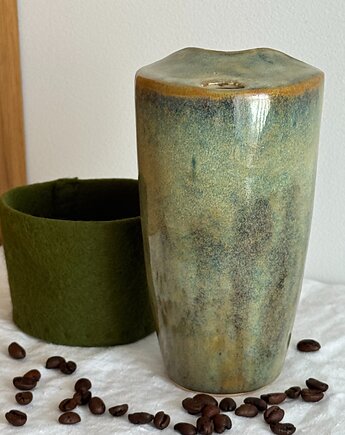 Ceramiczny kubek podróżny 400ml, bien.ceramics