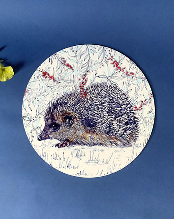 Podkładka pod talerz - Jeżyk - Ilustracja - Zwierzęta leśne, BOSKE