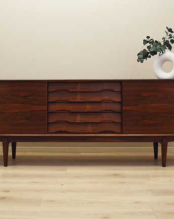Sideboard palisandrowy, duński design, lata 60, Skovby, Henry Rosengren Hansen, Przetwory design