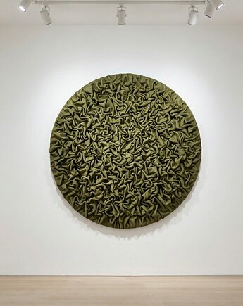 Okrągły nowoczesny obraz strukturalny, MARACHIC