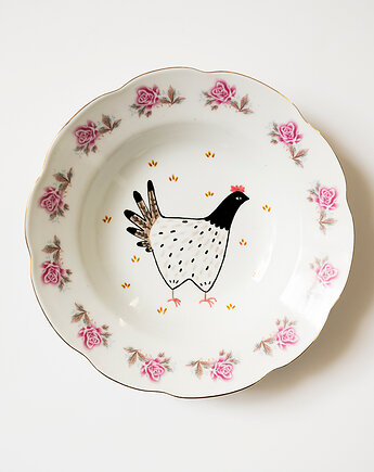 Talerz na ścianę - kwoka, EMPE artstudio