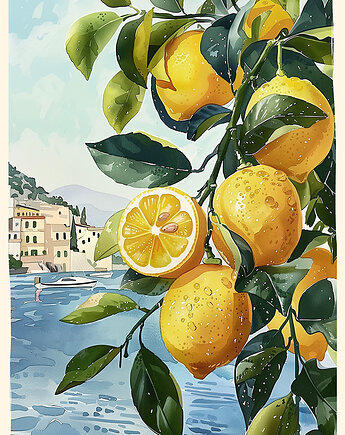Plakat "Limoncello Italiano", ci sza