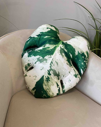 Poduszka Liść Monstera Variegata, poduszkownia