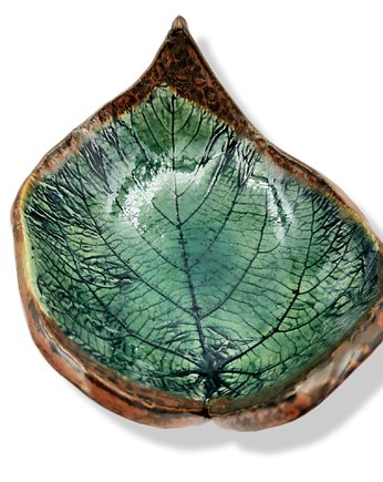 Ceramiczna podstawka liść, ArtByLeika