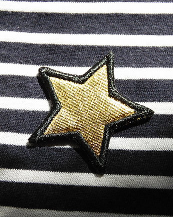 Naszywka Metallic Gold Star, OSOBY - Prezent dla dziewczynki