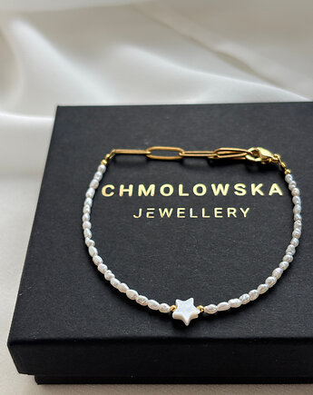 Bransoletka Perły naturalne Gwiazdka, Chmolowska Jewellery