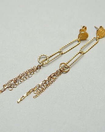 Kolczyki pozłacane Alloys Collection  Chain vol. 4, KiKa pracownia