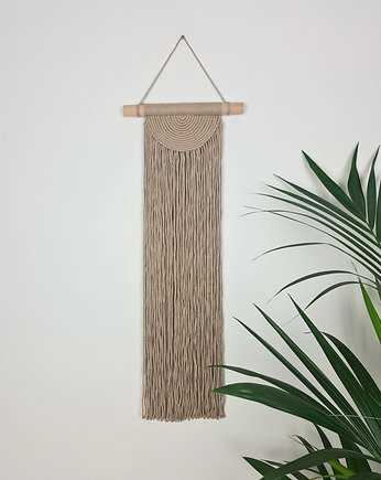 Makrama Słońce w Stylu Boho, White Raven Macrame