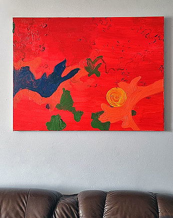 Obraz Pejzaż Abstrakcyjny, ZeStrychu Handmade