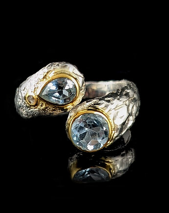 Pierścionek gemini- topazy, Pracownia Neores