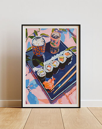 Plakat - Pyszne sushi, Harry Monkey