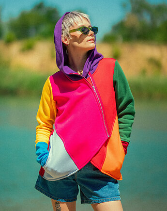 Mega kolorowa bluza bawełniana, NavahoClothing