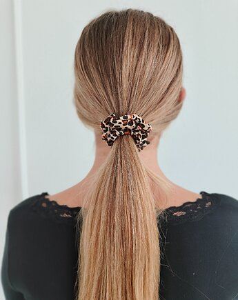 Gumka jedwabna, scrunchie, sawanna MINI, Capillum