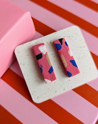 Kolczyki sztyfty lastryko