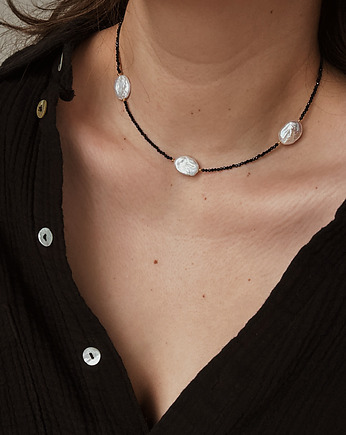 Naszyjnik Onyks i Perły, Chmolowska Jewellery