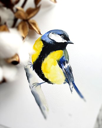 Akwarela sikorka, Wiktoria Borys Art